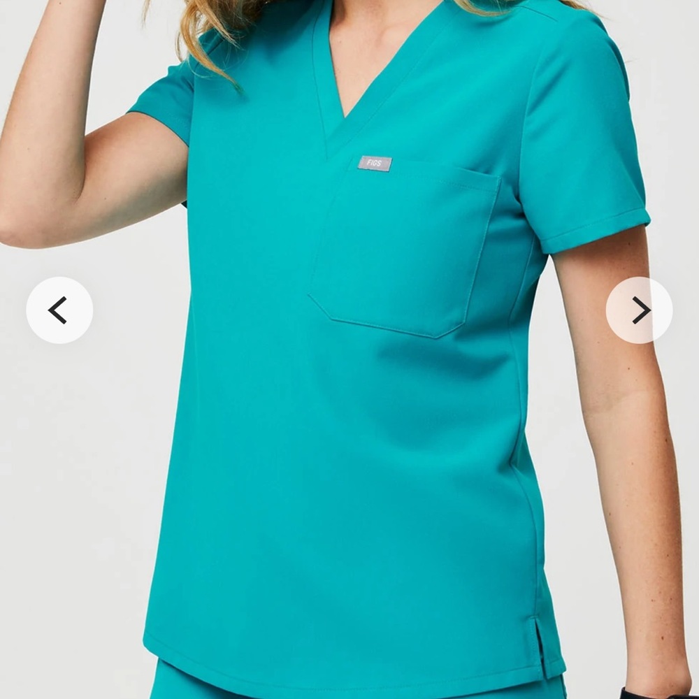 COPY - Brand new TEAL FIGS Scrubs set